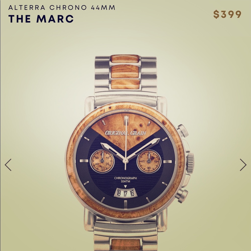 Original Grain 44mm Men’s Watch “The Marc”